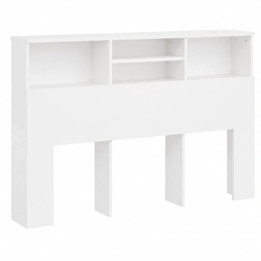 vidaXL Kopfteil mit Stauraum und Zubehör, 160x19x103,5 cm, Weiß