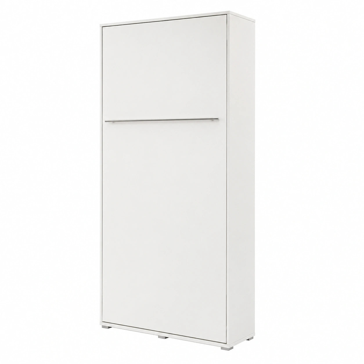 Vertikales Wandbett Concept PRO mit Schrankfunktion, Klappbett 90x200 cm, Weiß