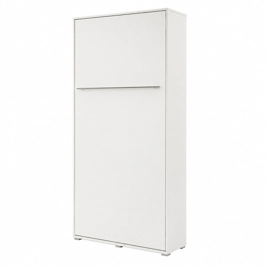 Vertikales Wandbett Concept PRO mit Schrankfunktion, Klappbett 90x200 cm, Weiß